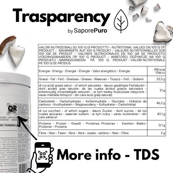 Pasta Cocco Bali SaporePuro per gelato, confezione da 4kg, mostra la pasta bianca e cremosa pronta per la preparazione.