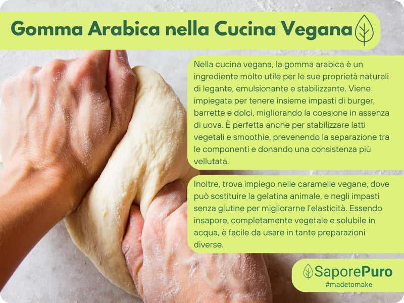 Gomma arabica in polvere - (E414) - Confezionato in Italia - GelatoStore