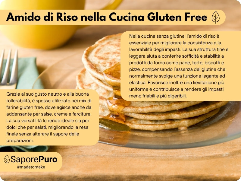 Amido di riso - Amido Nativo 100% Origine Italia - GelatoStore