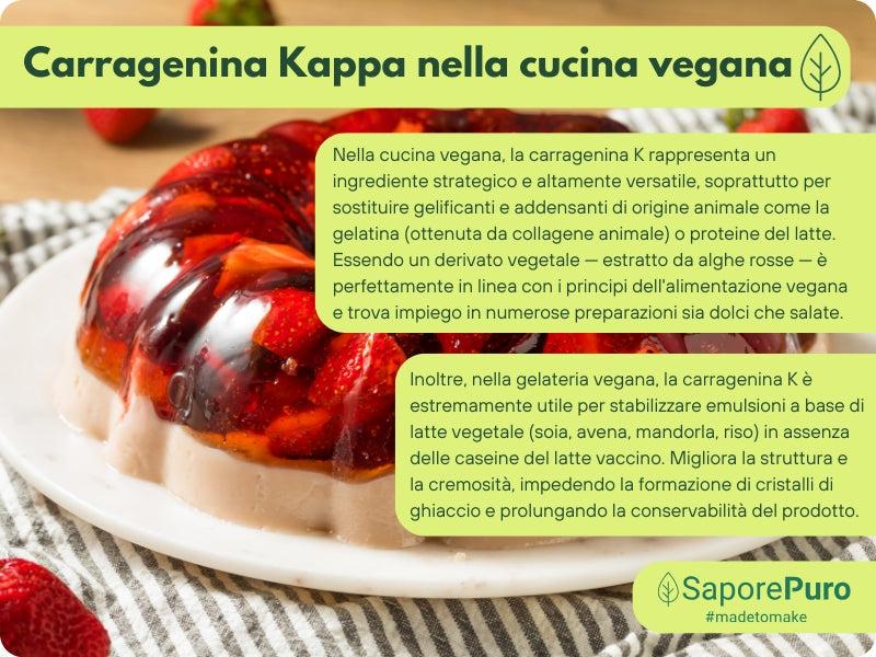 Carragenina Kappa (E407) - Confezionato in Italia