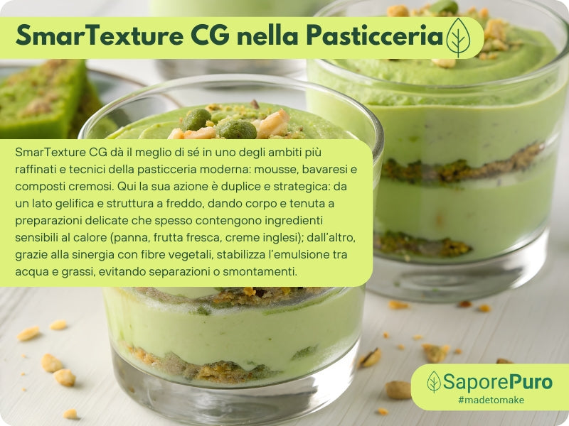 SmarTexture CG - Gelatina ad azione istantanea, uso a freddo, con fibre strutturanti - Attivazione a freddo - GelatoStore