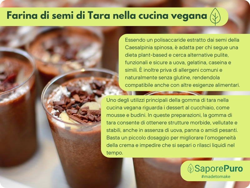 Farina di Semi di Tara - Gomma di Tara - Origine Perù - E417 - Confezionato in Italia - GelatoStore