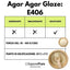 Agar Agar Glaze - E406 - Origine ITALIA - Per Glasse, Topping, Salse lisce - alternativa alla gelatina