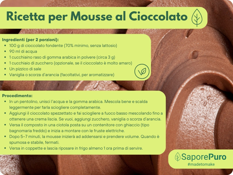 Gomma arabica in polvere - (E414) - Confezionato in Italia - GelatoStore