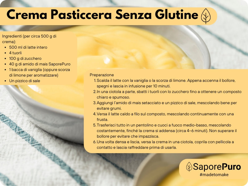 Amido di mais Nativo - Addensante potente, naturale e funzionale- Gluten Free - GelatoStore