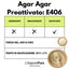 Agar agar preattivato SaporePuro, origine Italia, in confezione, ideale per applicazioni lattiero-casearie, visibile nella foto.
