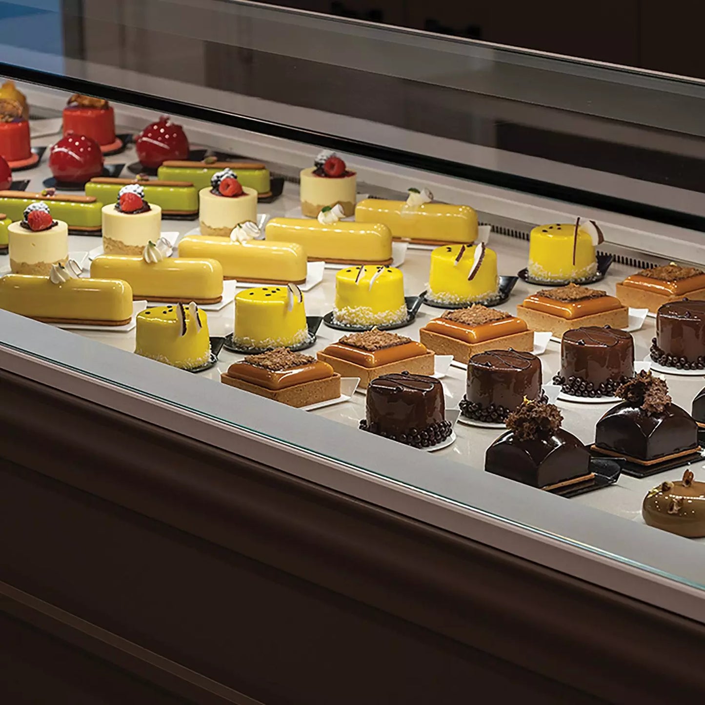 SET 100 BLACK TRAYS - SQUARE 83X83 MM