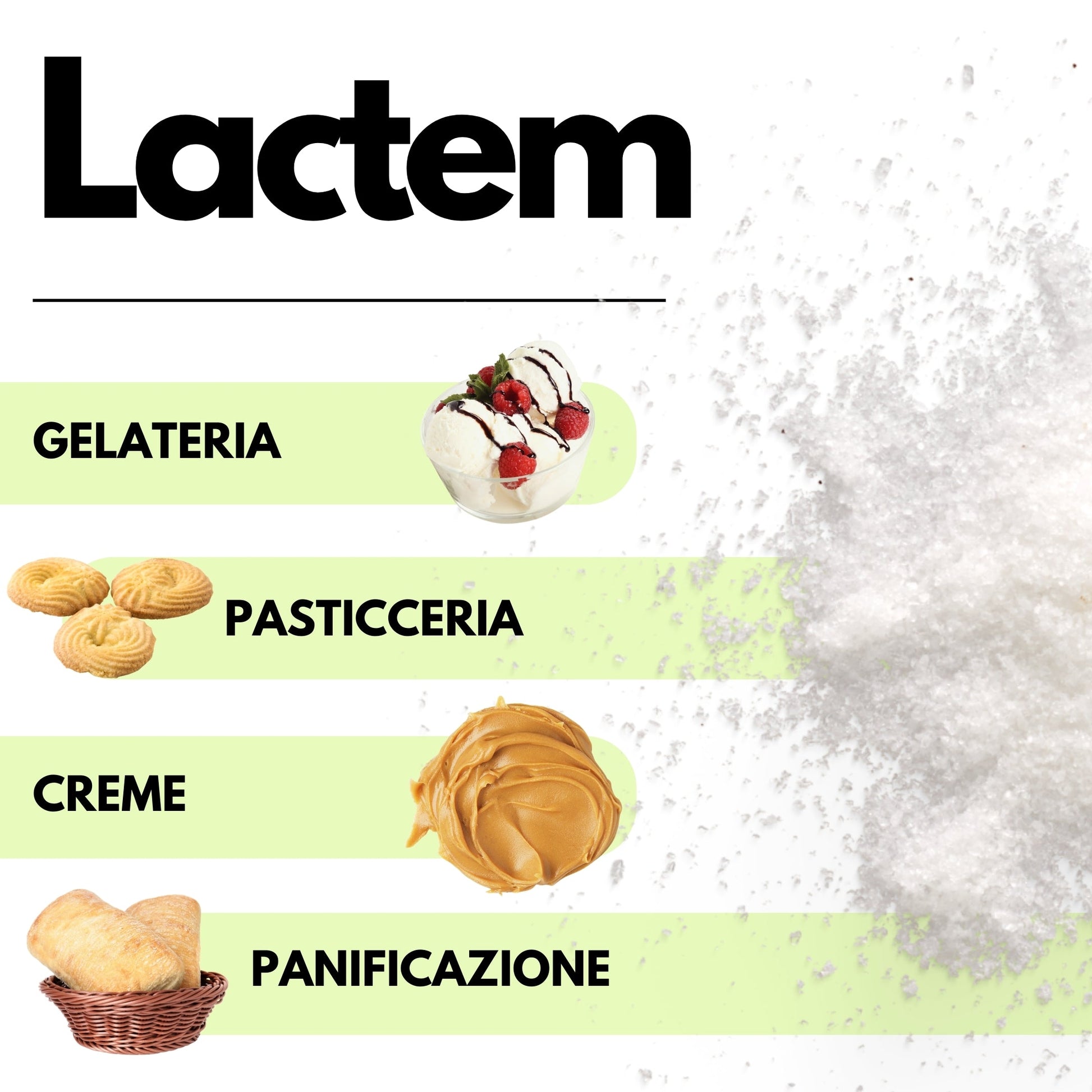 E472b Lactem (Latticem) – Emulsionante Professionale per Gelato e Panificazione - GelatoStore