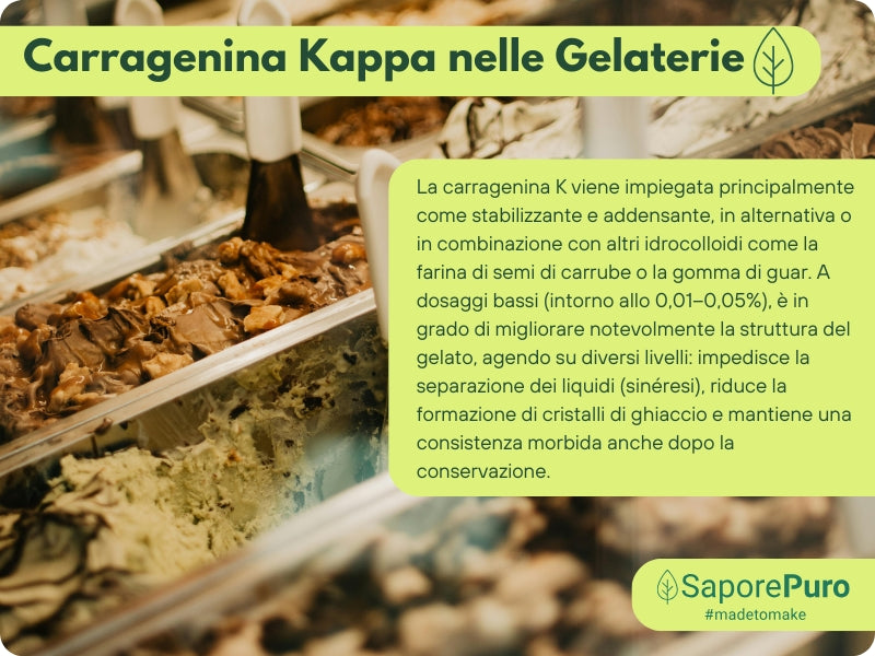 Carragenina Kappa (E407) - Confezionato in Italia - GelatoStore