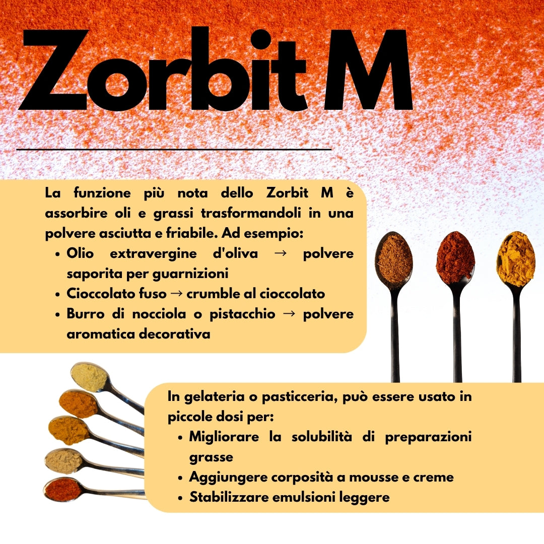 Zorbit M - Amido modificato da Tapioca - Maltodestrina Derivata dalla Tapioca - GelatoStore