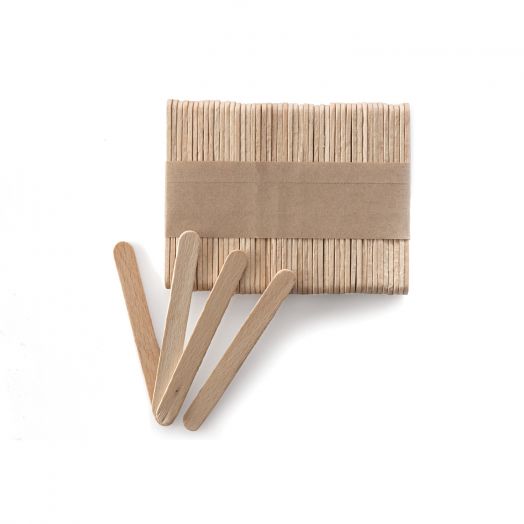 MINI STICKS - SET 500 BASTONCINI IN LEGNO 72X8 H 2 MM - GelatoStore