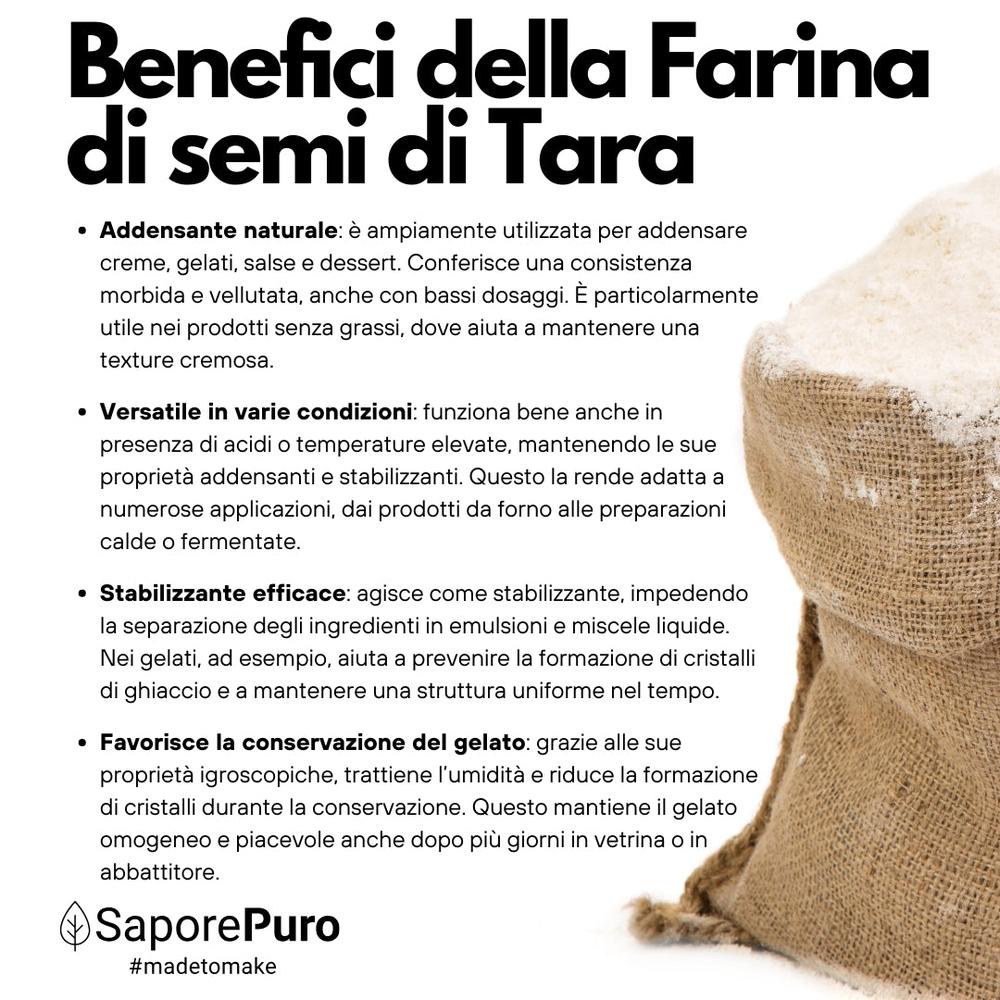 Farina di Semi di Tara - Gomma di Tara - Origine Perù - E417 - Confezionato in Italia