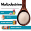 Italian-made Maltodestrine 18-19DE, slow-release sugar for gelato, from SaporePuro, in packaging, ideal for baking and cooking.