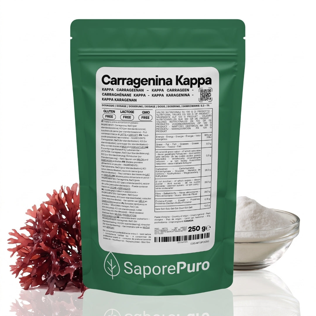 Carragenina Kappa (E407) - Confezionato in Italia