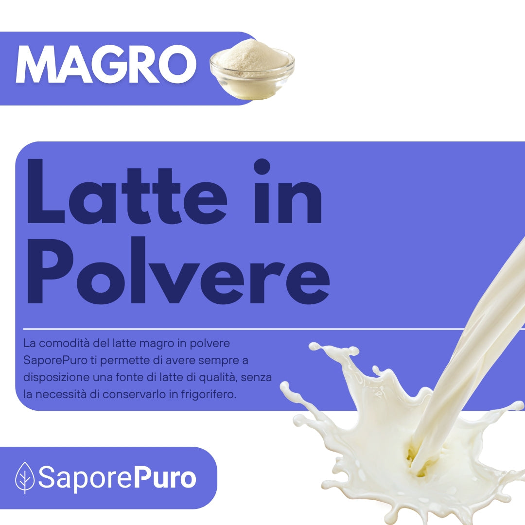 Latte Magro in Polvere  - Confezione da 1kg - Origine EU - GelatoStore