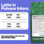 SaporePuro Latte Intero in Polvere, a package of whole milk powder from the European Union on a plain background.