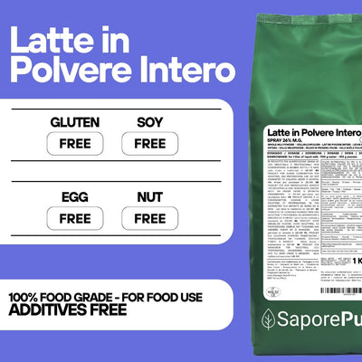 Latte Intero in Polvere  - Latte Origine U.E. - GelatoStore