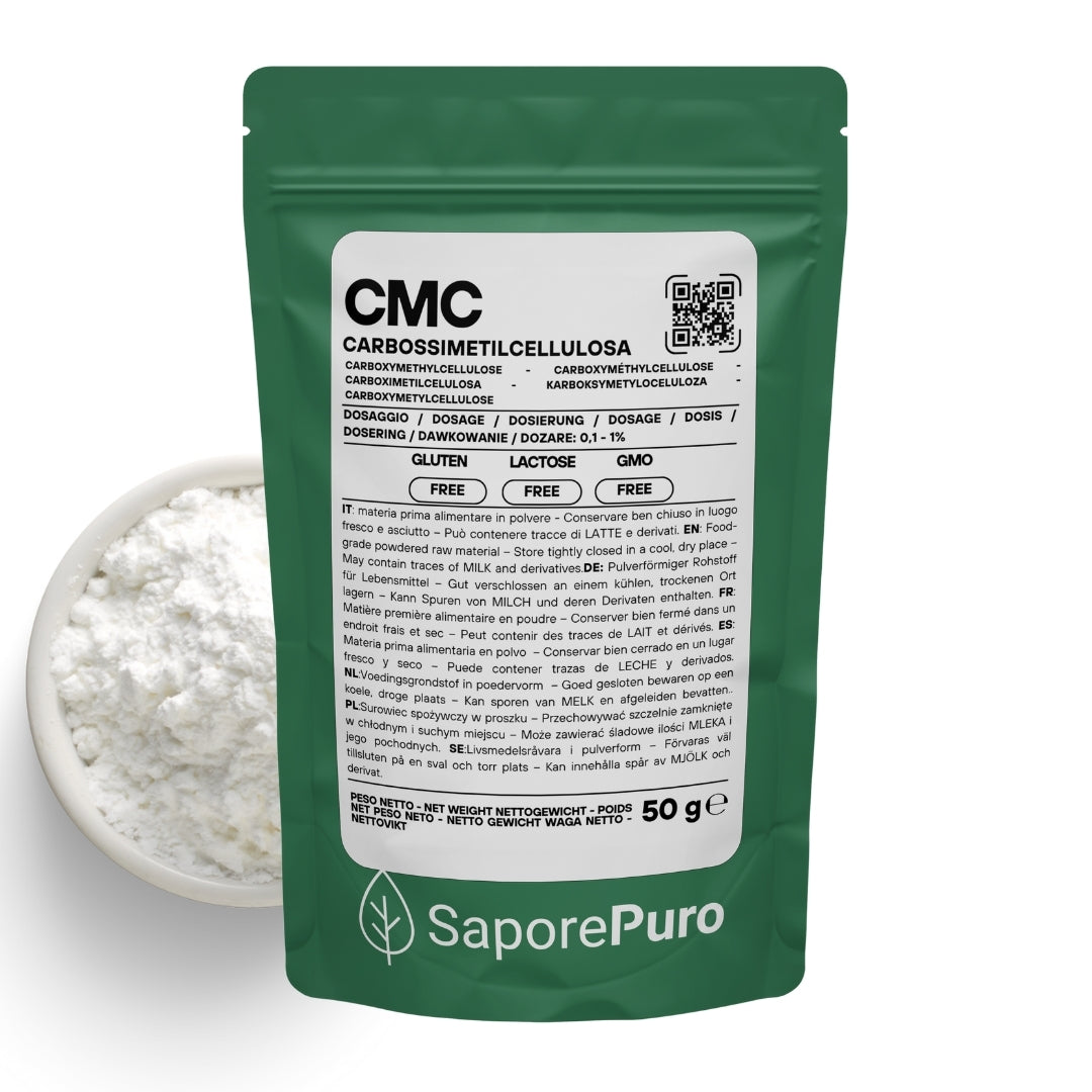 Carbossimetilcellulosa - CMC - E466 - GelatoStore