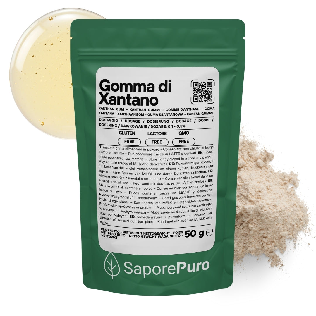 Gomma di Xantano - E415 -  Confezionato in Italia - GelatoStore