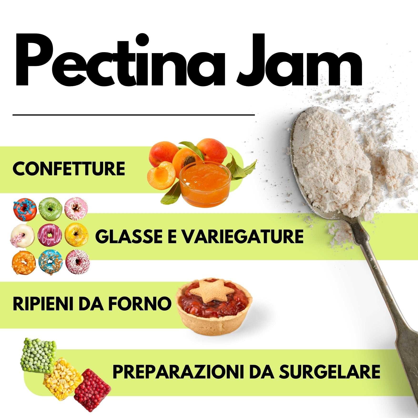 Pectina Jam - Basso Metossile E440ii - Marmellate e Gelatine Perfette - GelatoStore