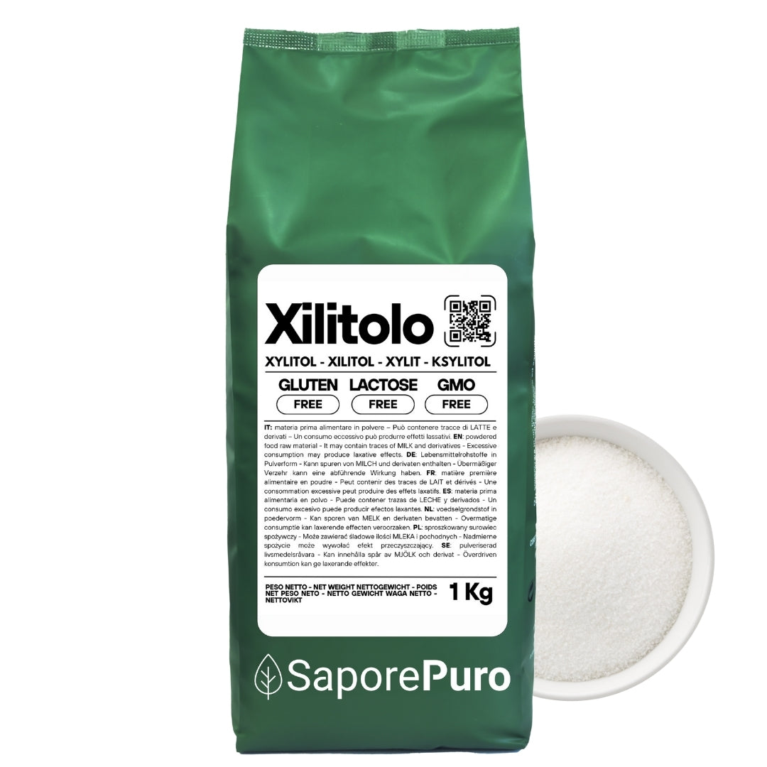 Xilitolo  - Dolcificante Naturale con meno Calorie - Origine Extra E.U.