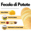 Fecola di patate SaporePuro in confezione italiana, immagine della polvere bianca per cucina e dolci.