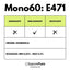Mono60 - Emulsionante E471 – Additivo Alimentare – SaporePuro – Prodotto in Europa – Alta Qualità per Gelati, Pasticceria, Panificazione - GelatoStore