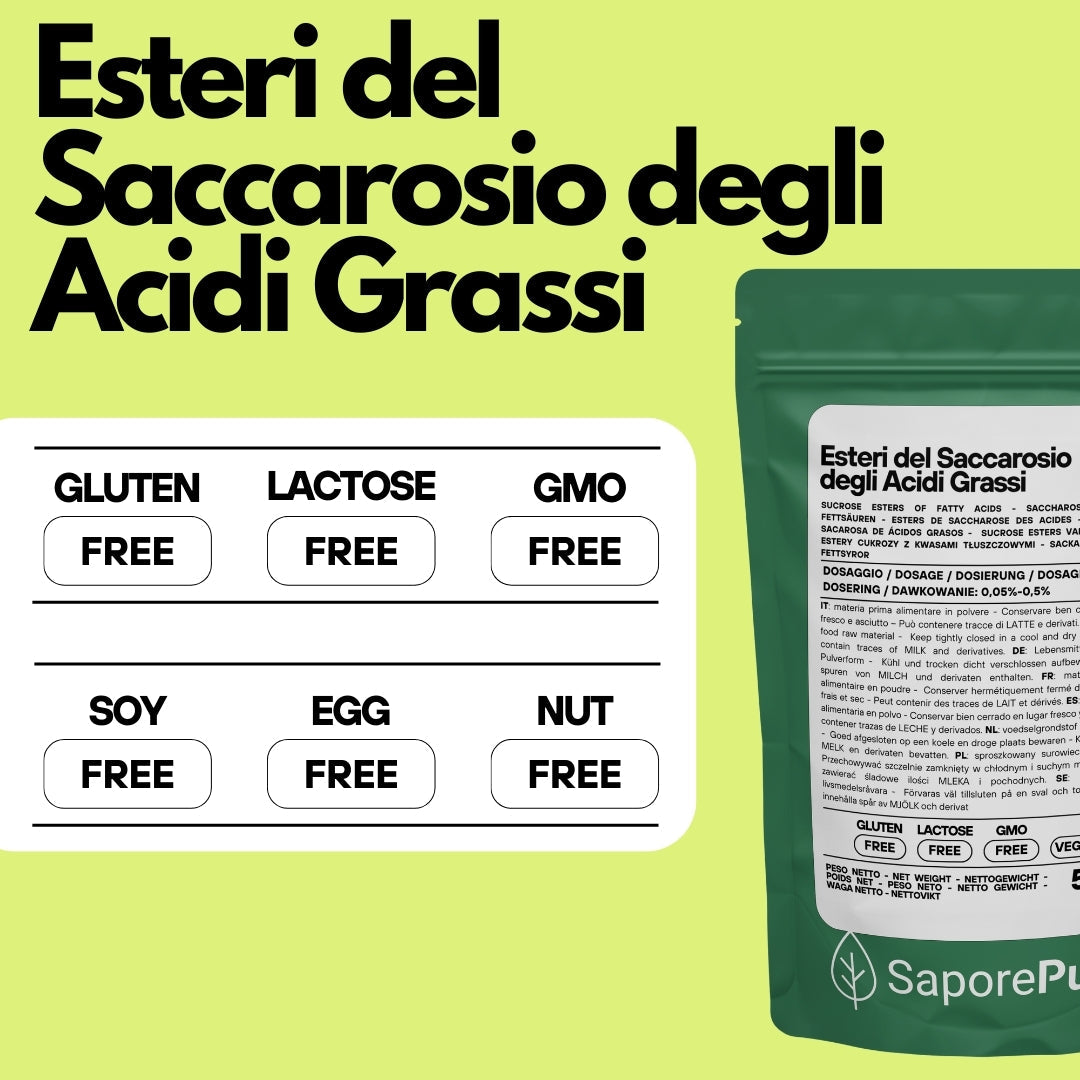 Esteri del Saccarosio - Sucresteri - E473 - GelatoStore