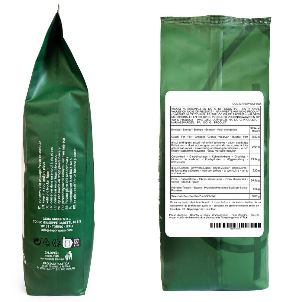 Neutro per gelato 5CF stabilizzante per gelati, SaporePuro, in scatola, ingrediente per cucinare e da forno, made in Italy