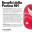 SaporePuro Pectina NH for jams, glazes, and gelatin, shown in a clear package suitable for cooking and baking.
