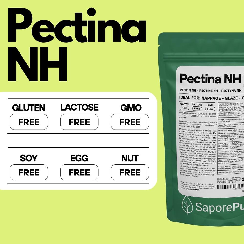 Pectina NH SaporePuro -  ideale per nappage, gelatine e glasse