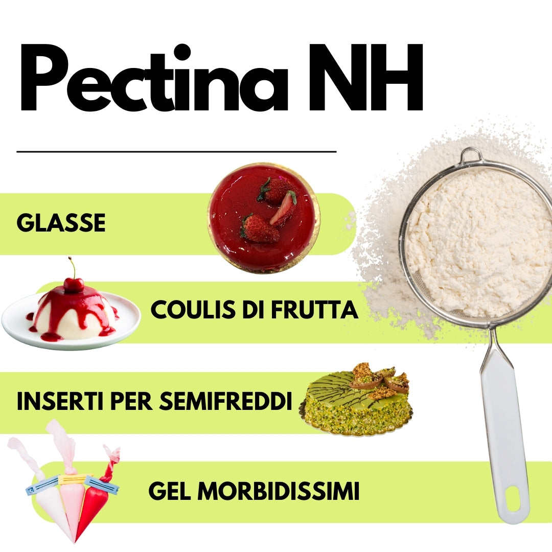 Pectina NH SaporePuro -  ideale per nappage, gelatine e glasse - GelatoStore