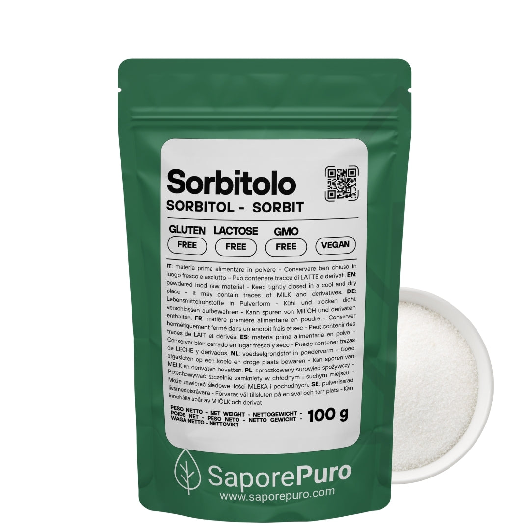 Sorbitolo SaporePuro: Il Dolcificante Versatile per Gelati Perfetti e Dolci Morbidi a Lungo - Sostituto dello Zucchero - GelatoStore