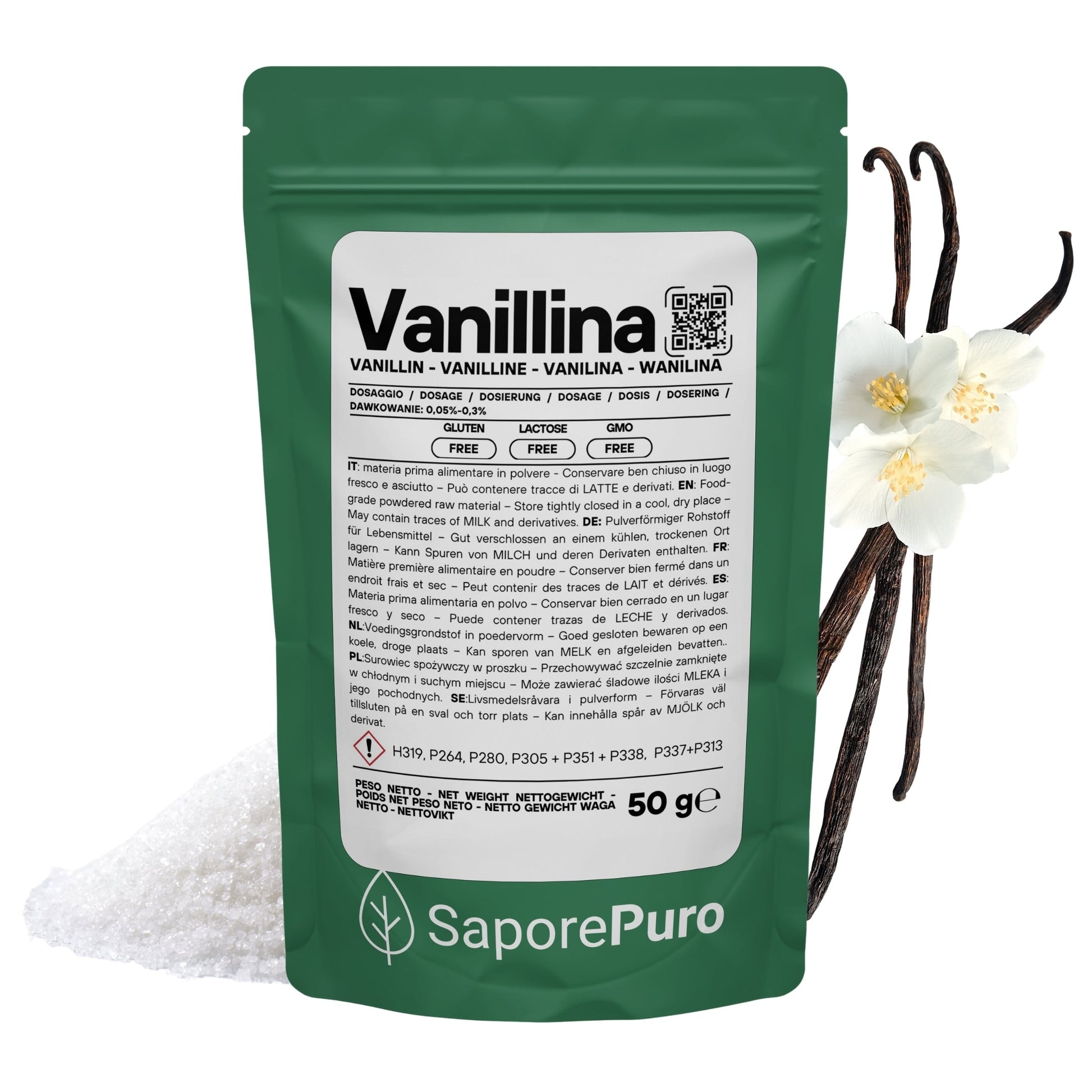 Vanillina Pura - Aroma intenso e persistente - GelatoStore