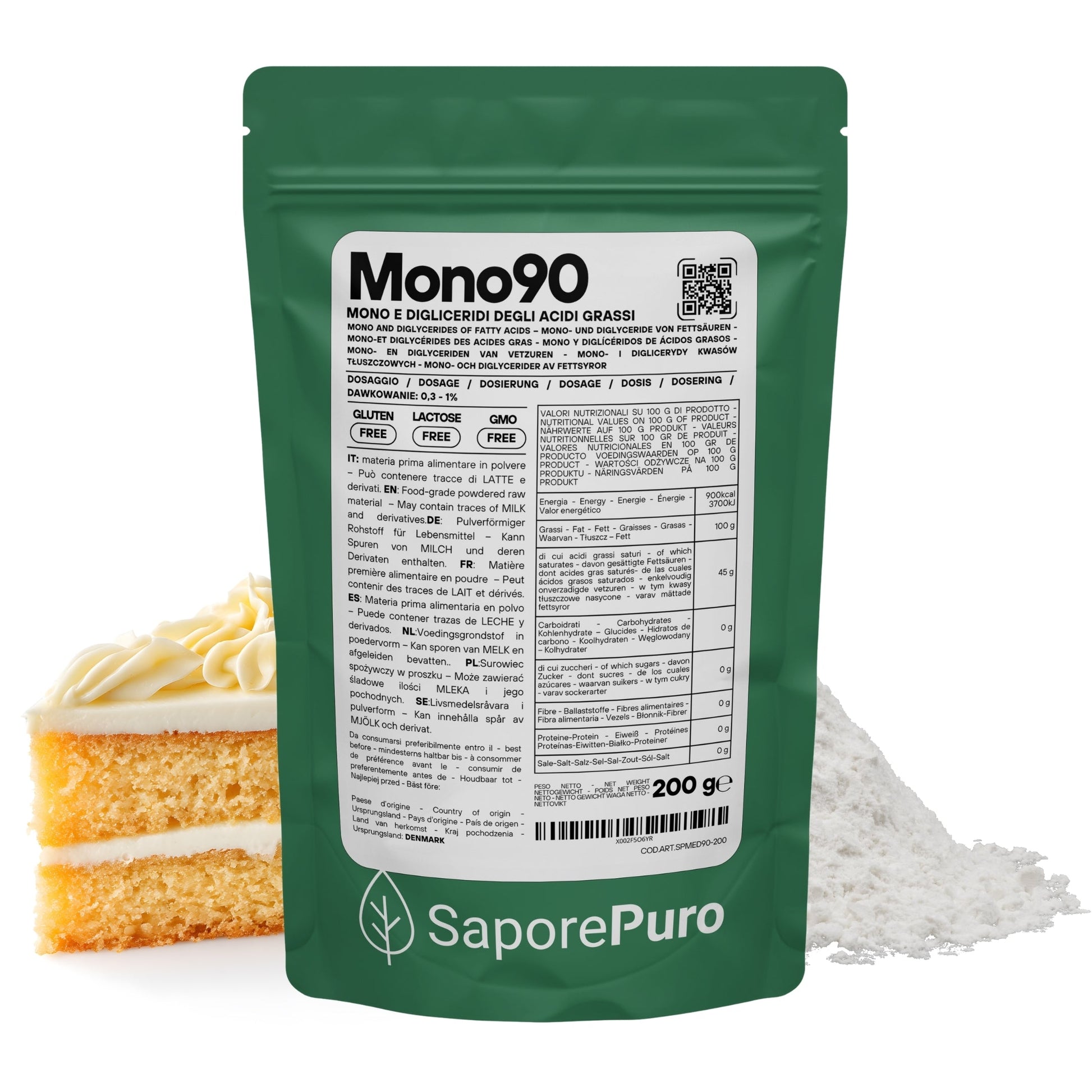 Mono90 - Mono e Digliceridi degli Acidi Grassi - E471 - GelatoStore