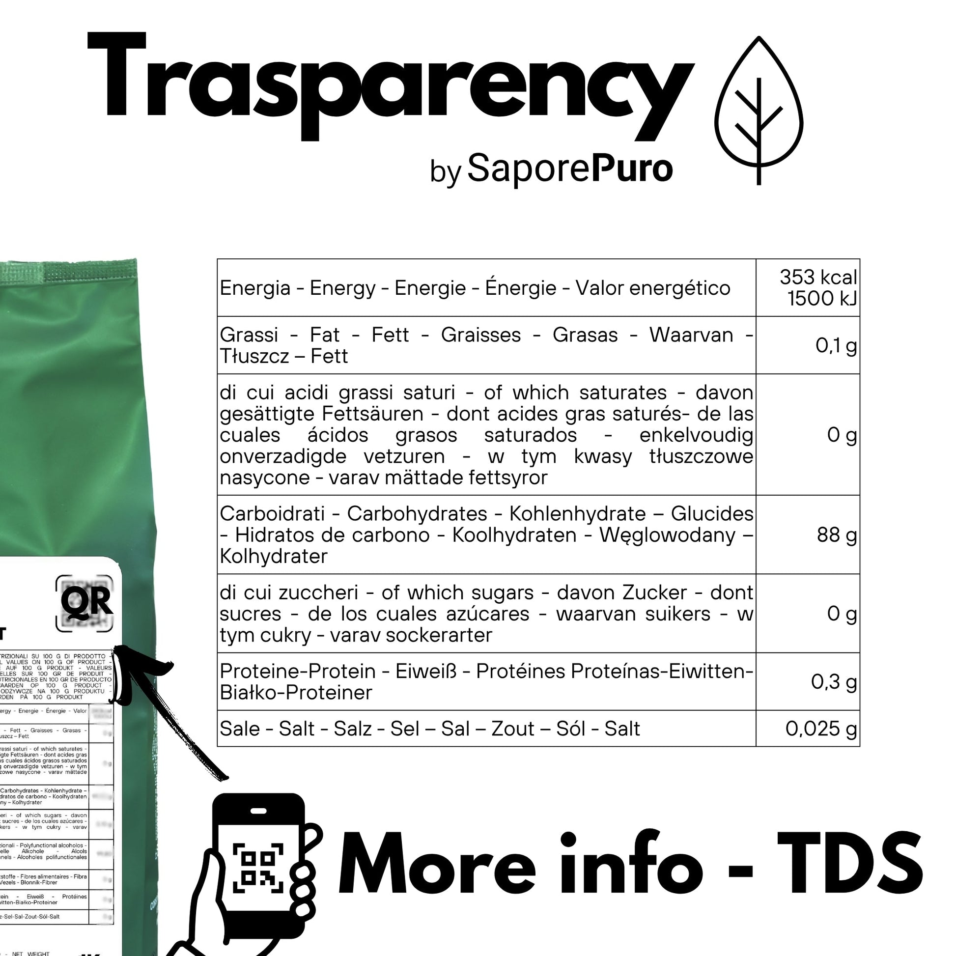 Amido di mais Nativo - Addensante potente, naturale e funzionale- Gluten Free - GelatoStore