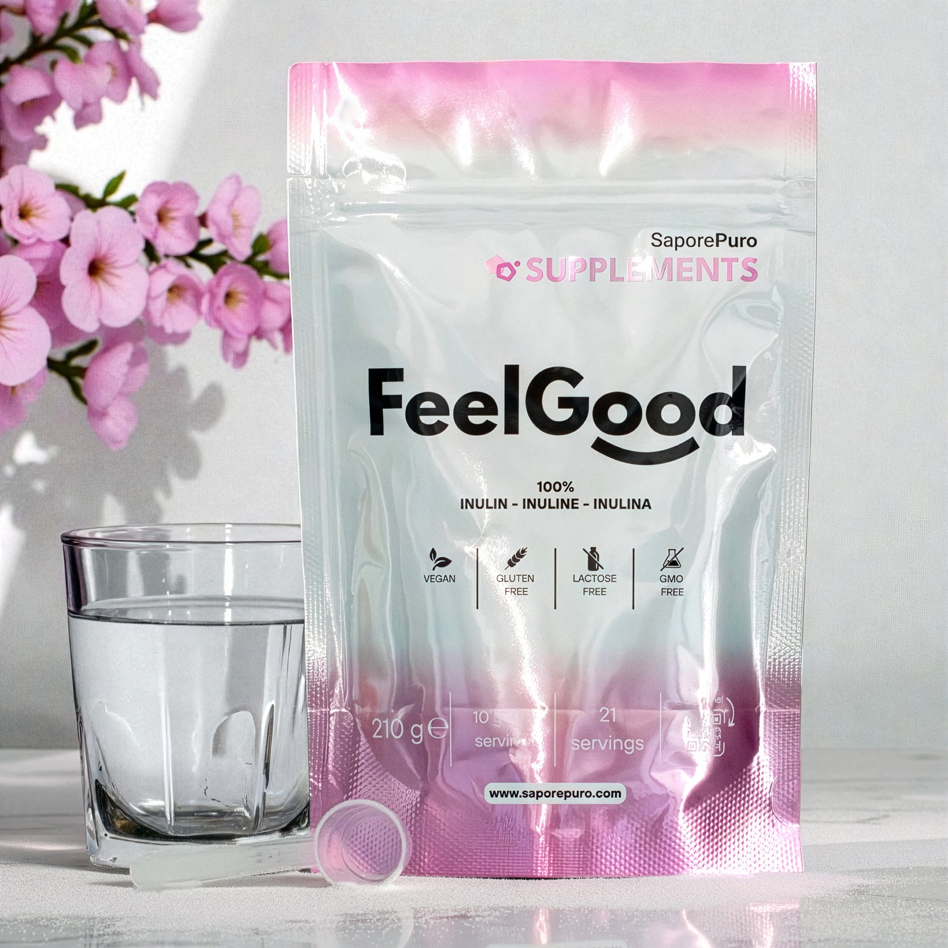 FeelGood - Inulina - Integratore Alimentare di fibre - SUPPLEMENTS - GelatoStore