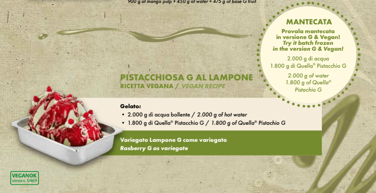 Quella G Pistacchio - Mec3 - L’originale crema al gusto di pistacchio senza zuccheri aggiunti* e vegan! - GelatoStore