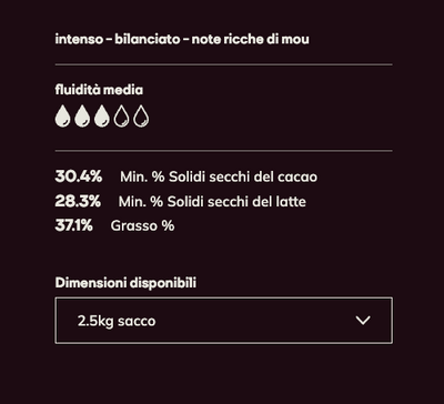 Cioccolato Gold - Callebaut - 2.5kg - GelatoStore