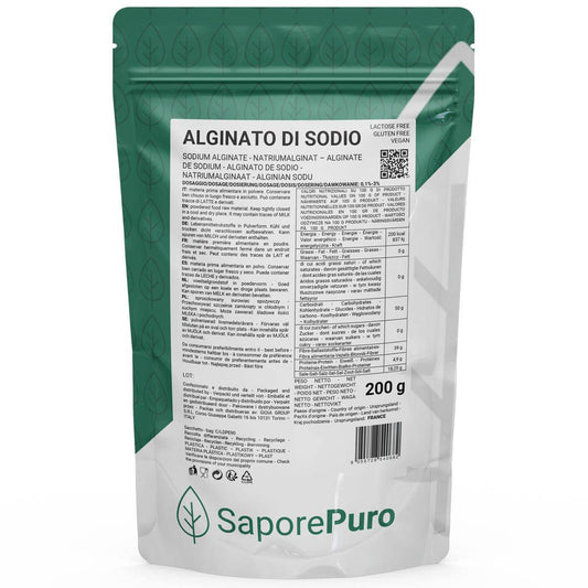Alginato di Sodio (E401) - 200gr - GelatoStore