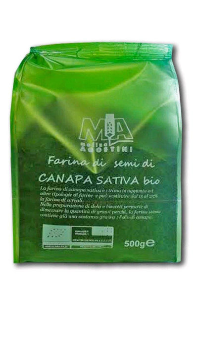 Farina semi di Canapa Sativa Bio - 250 gr - Molino Agostini - GelatoStore