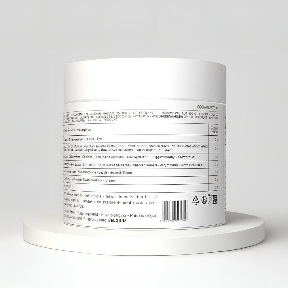 Zucchero invertito SaporePuro, dolcificante naturale per pasticceria e gelateria, in confezione con etichetta e prodotto liquido.