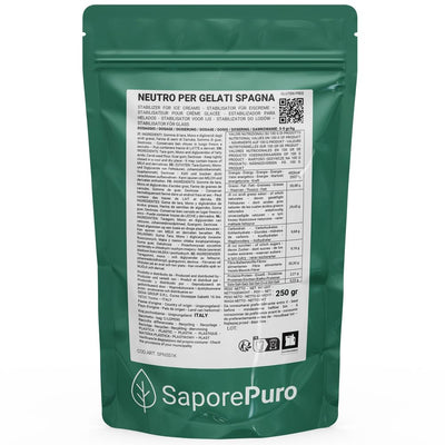 Neutro per Gelato SaporePuro S - Il Segreto per un Gelato Cremoso e di Alta Qualità - Stabilizzante per Gelato