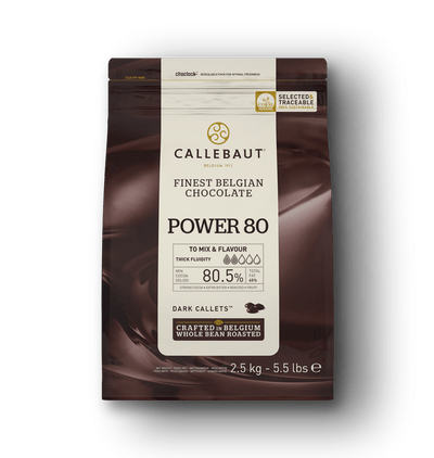 Cioccolato fondente Power 80 - Callebaut - 2.5kg - GelatoStore