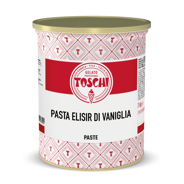 Pasta Vaniglia Elisir 4 kg - Toschi - GelatoStore