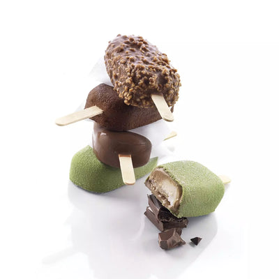 GEL01 CLASSIC - SET 2 STAMPI IN SILICONE 93X48,5 H25 MM