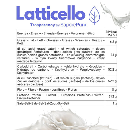 Latticello in polvere - 1KG - Siero di Latte in polvere - SaporePuro