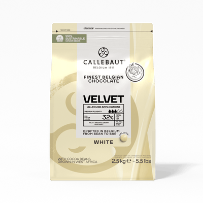 Weiße Samtschokolade - Callebaut - 2.5kg - GelatoStore