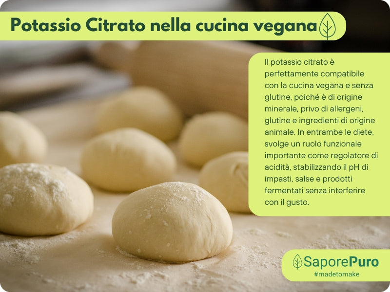 Potassio Citrato - Citrato di Potassio - 200gr - Origine GERMANIA - Sostituto del Sale - SaporePuro