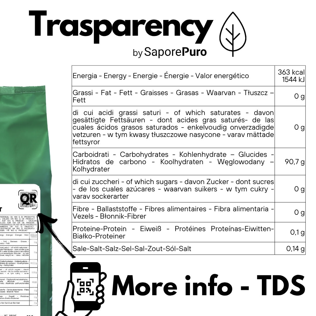 ULTRATEX 3  - Amido modificato da Tapioca - Uso Caldo e Freddo - SaporePuro